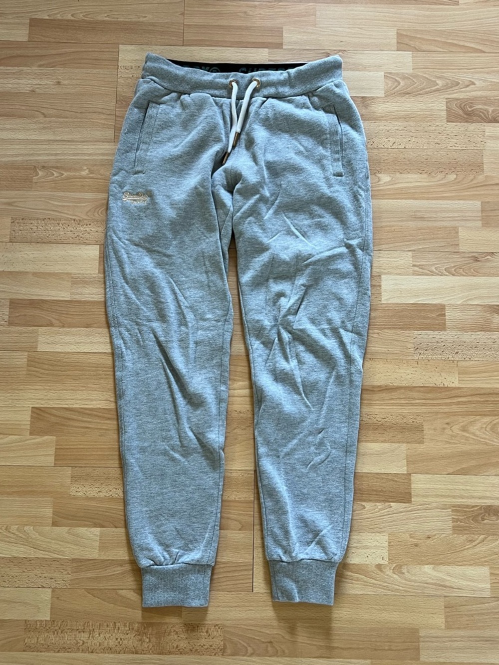 Superdry Light Grey Jogger Sweatpants